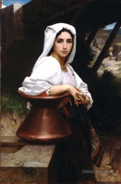 Jeune femme de leau réalisme William Adolphe Bouguereau Peinture à l'huile